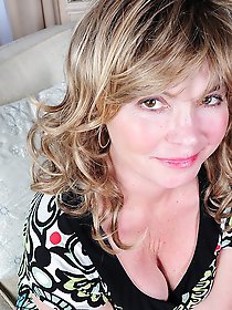 Naughty american housewife playing alone