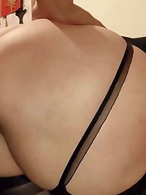 Aged housewife is trying to seduce