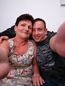 This mature lady loves to fool around with a toy boy