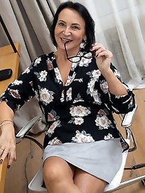 Gallant aged milfs get undressed