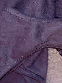 Getting ready to play with the strapon