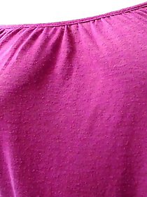 Mature female puts on provocative dress