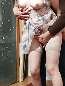 Mrs Freaky OG In Thigh High Stockings