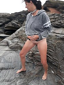 Naughty mademoiselle having massive boobs